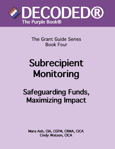 Subrecipient Monitoring